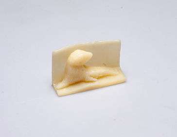 A seal carved out of soap